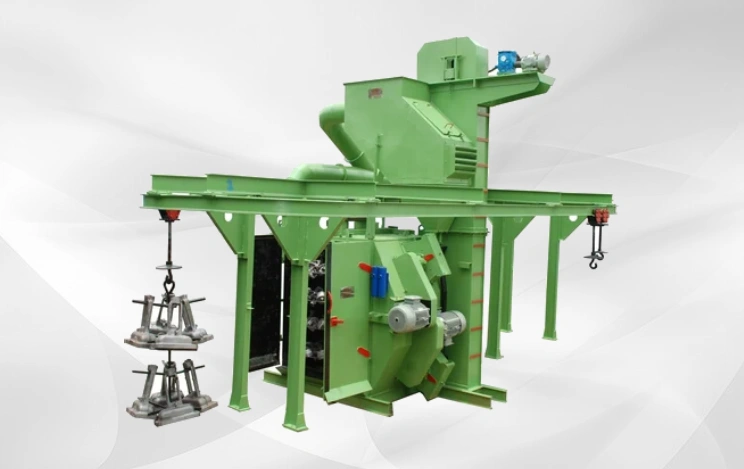 Monorail Hanger Shot Blasting Machine
